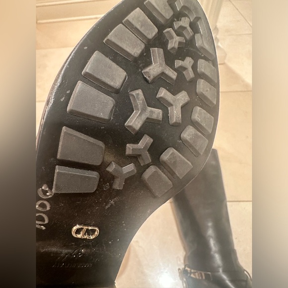 DIOR riding boots leather gold logo - Picture 8 of 11